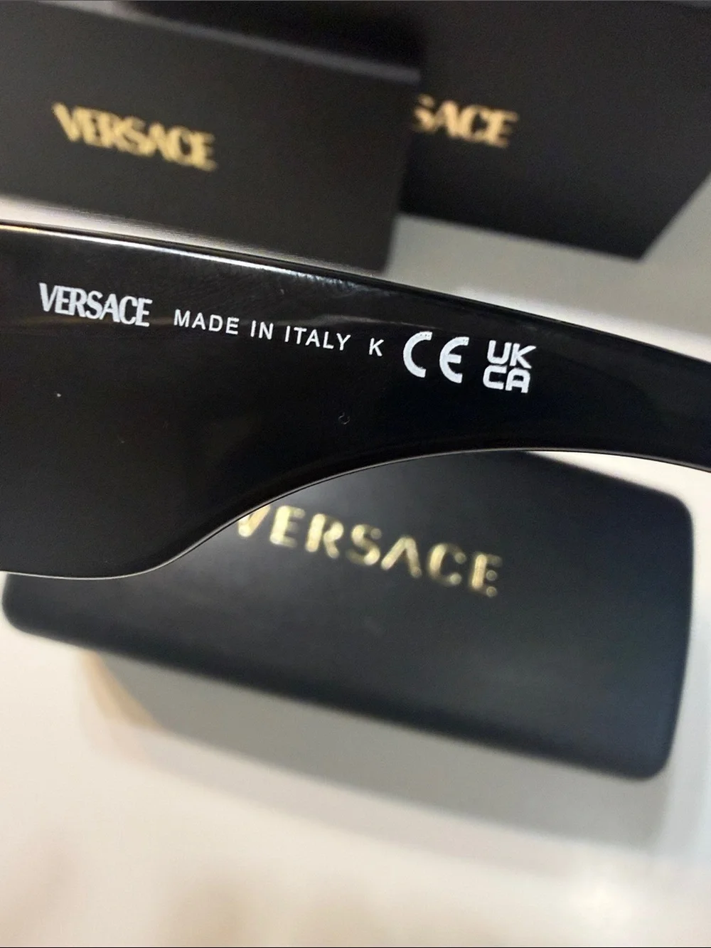 Versace black sunglasses unisex